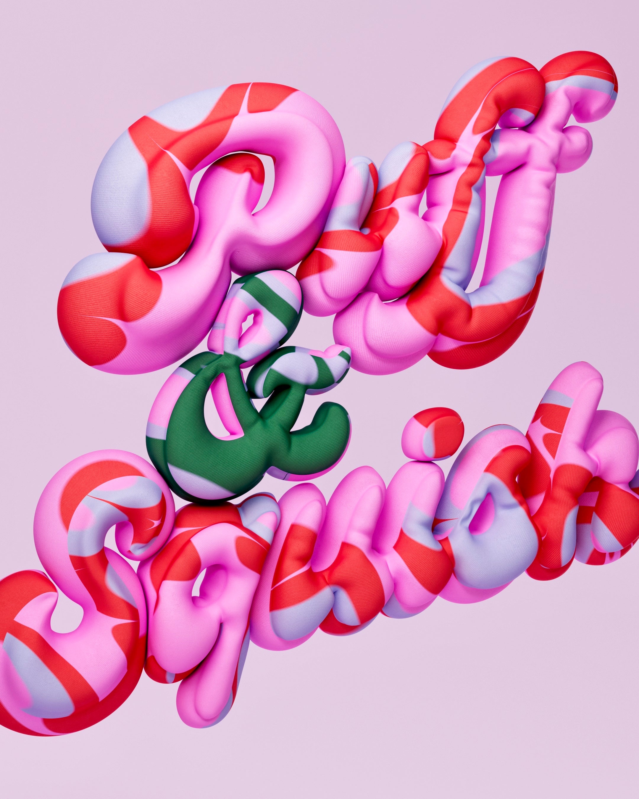 Puffy 3D Typography Animation